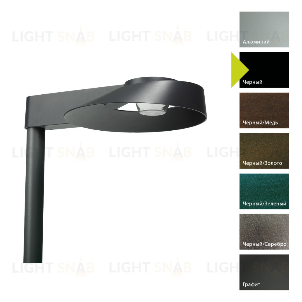 Фонарь для столба Norlys, SUNNFJORD B (Черный) 1507B