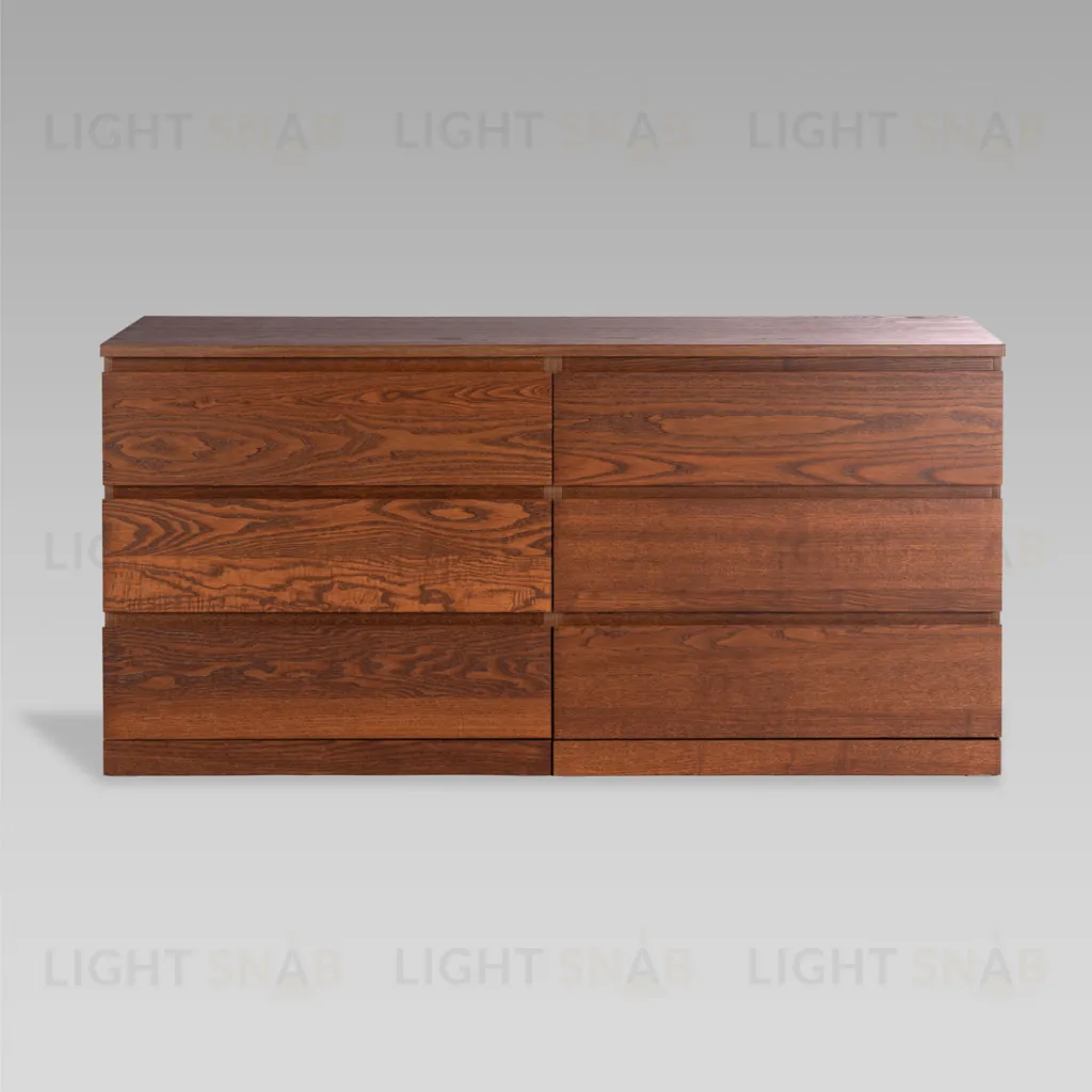 S01767 Варма Прайм 6Д комод 160x77x48 шпон ясень, коричневый S01767