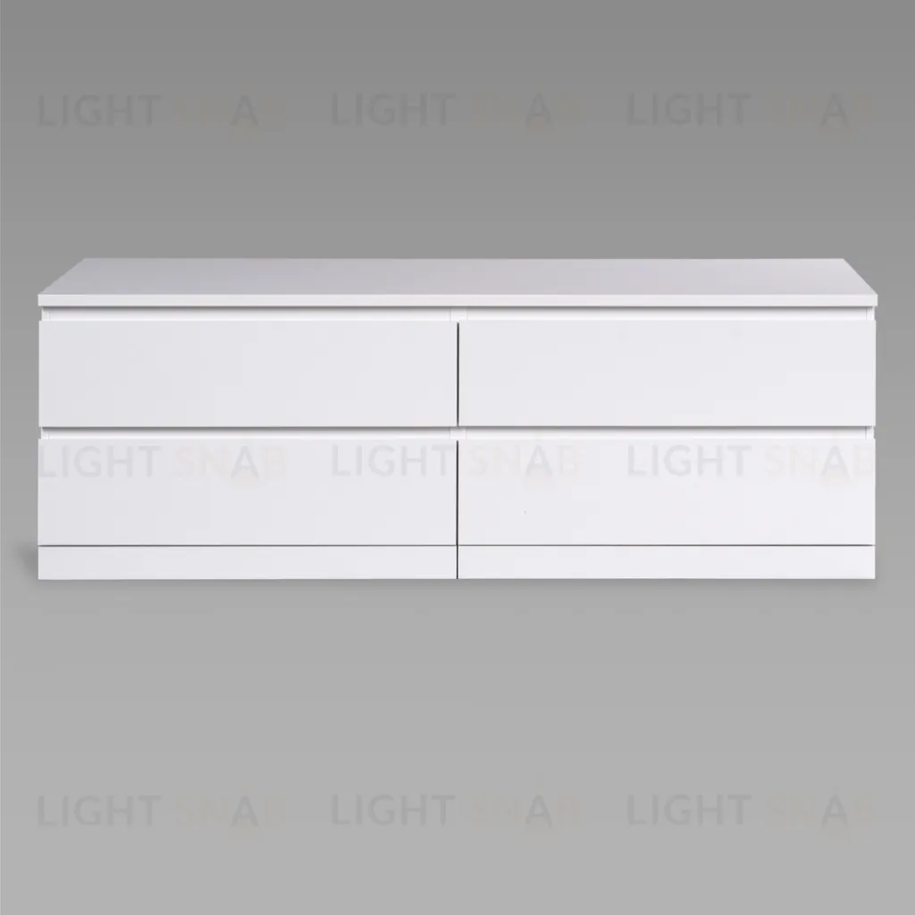 S01712 Варма Прайм 4Д комод 160x55x48, белый S01712