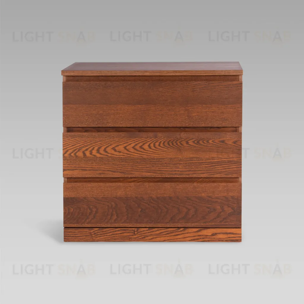 S01675 Варма Прайм 3 комод 80x77x48 шпон ясень, коричневый S01675