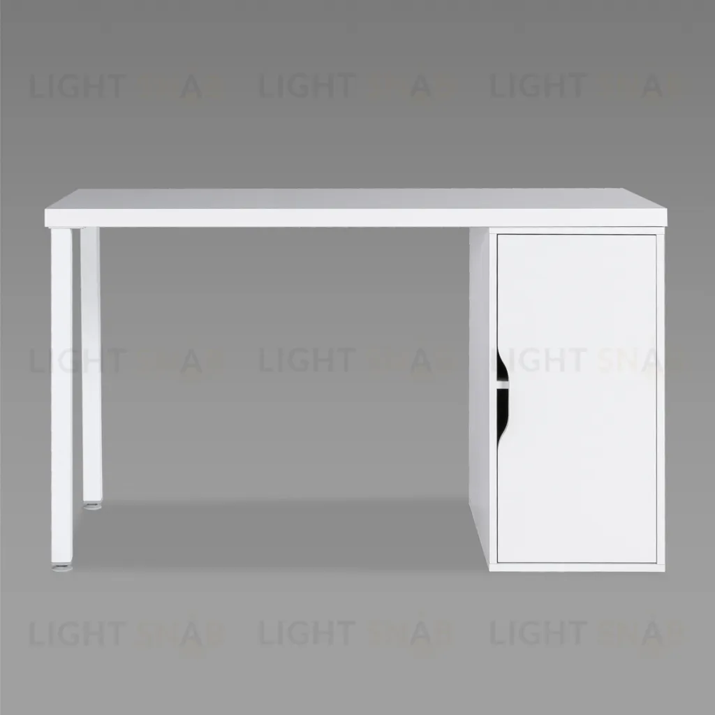 S01538 ИНГАР 2/ДВ/T стол письменный 140x75x55, белый S01538