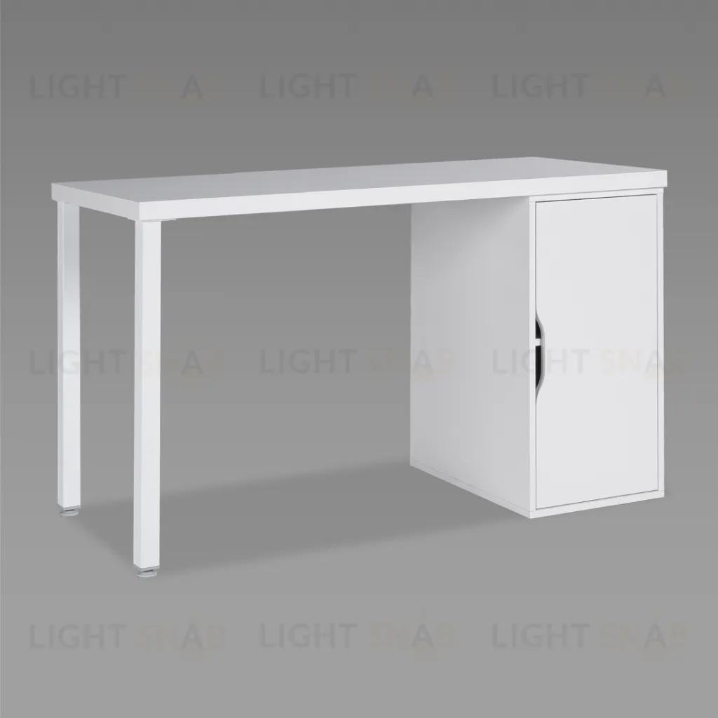 S01538 ИНГАР 2/ДВ/T стол письменный 140x75x55, белый S01538