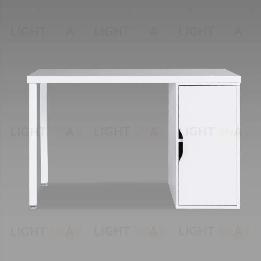 S01507 ИНГАР 1/ДВ/T стол письменный 120x75x55, белый S01507