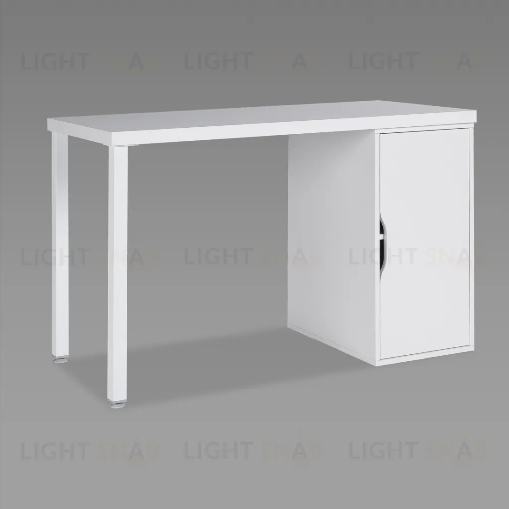 S01507 ИНГАР 1/ДВ/T стол письменный 120x75x55, белый S01507