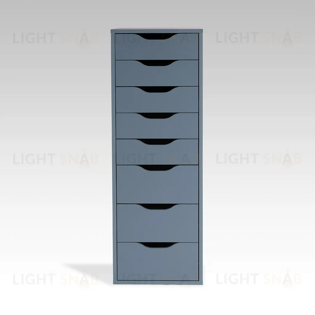 S01415 Ингар 8 комод 36x102x53, серо-бирюзовый S01415
