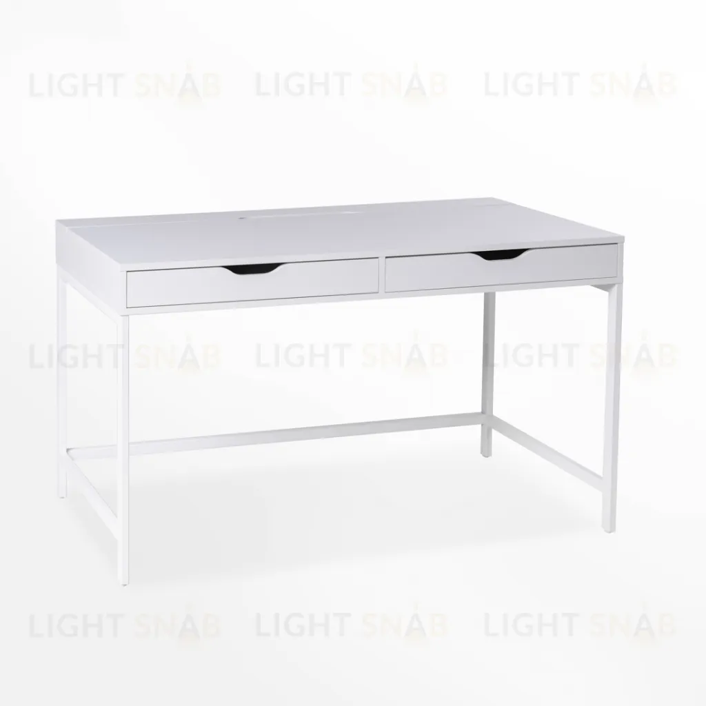 S01439 Ингар Д 132 стол письменный 132x58x76, белый S01439