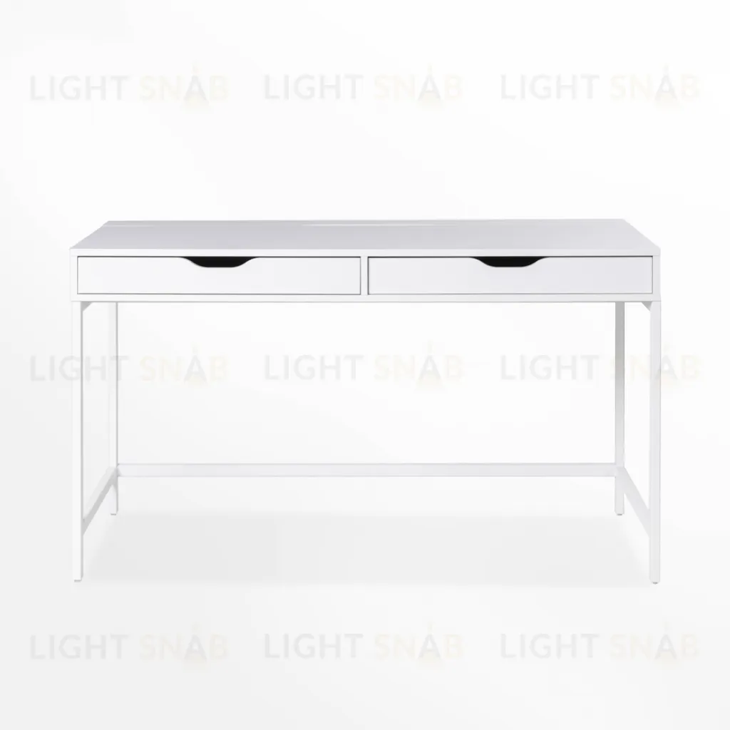 S01439 Ингар Д 132 стол письменный 132x58x76, белый S01439