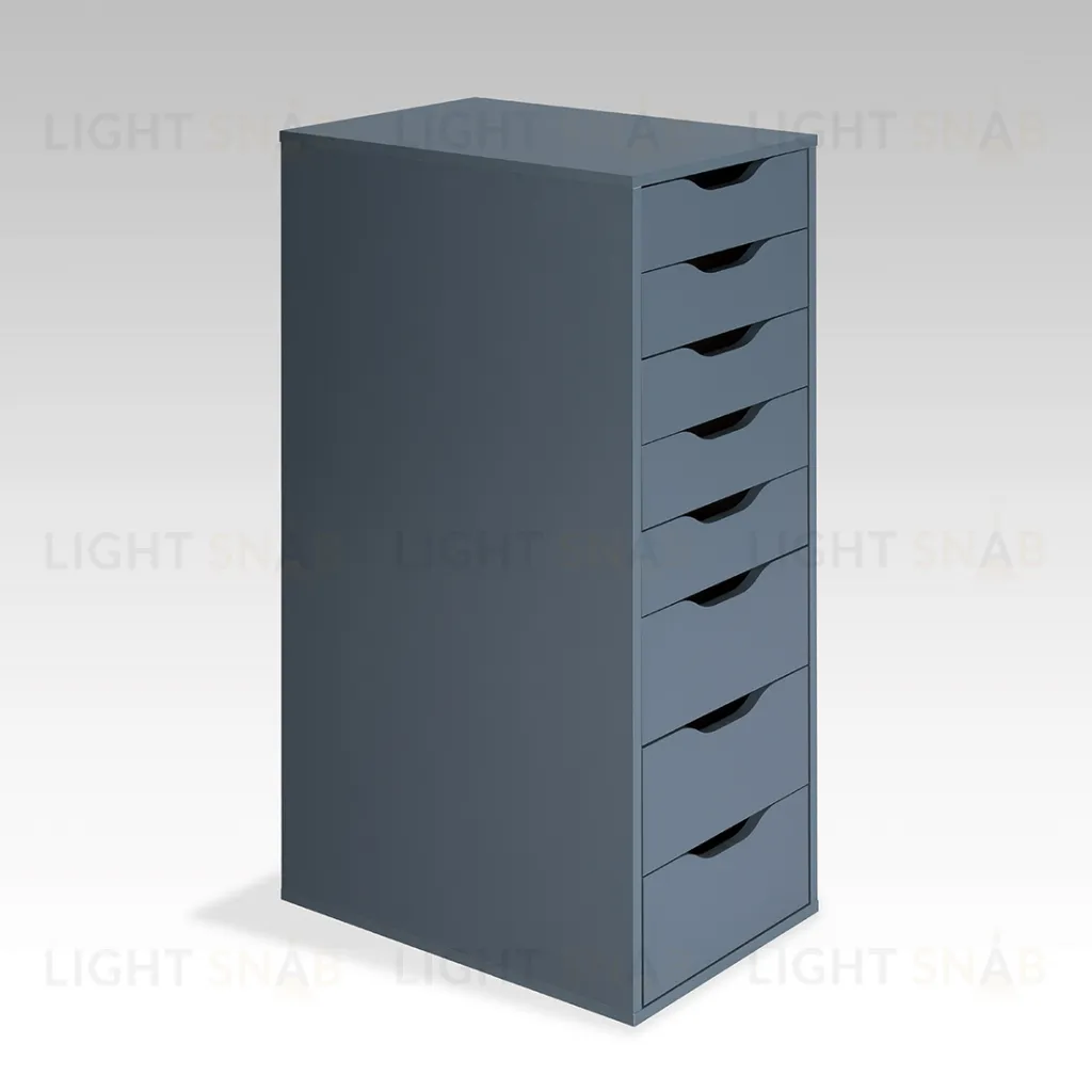 S01415 Ингар 8 комод 36x102x53, серо-бирюзовый S01415