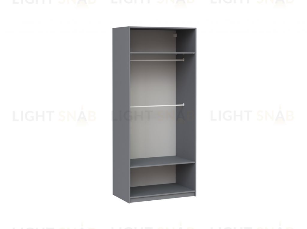 2.06.07.250.4 МАКС стеллаж 100х58х233 серый 2.06.07.250.4
