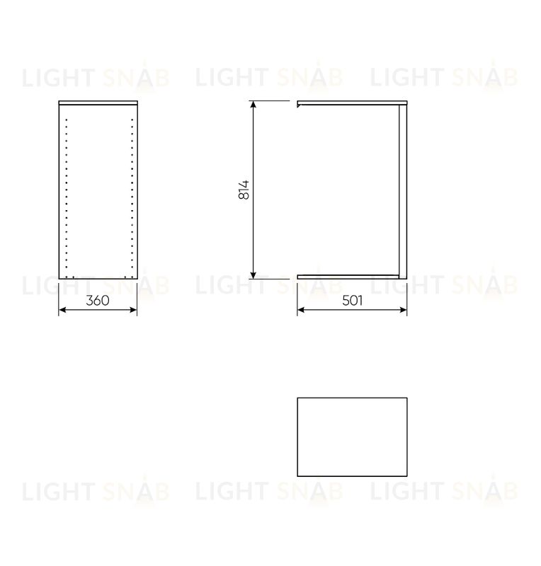 2.06.15.280.4 МАКС секция разделительная 75-100х36 серая 2.06.15.280.4
