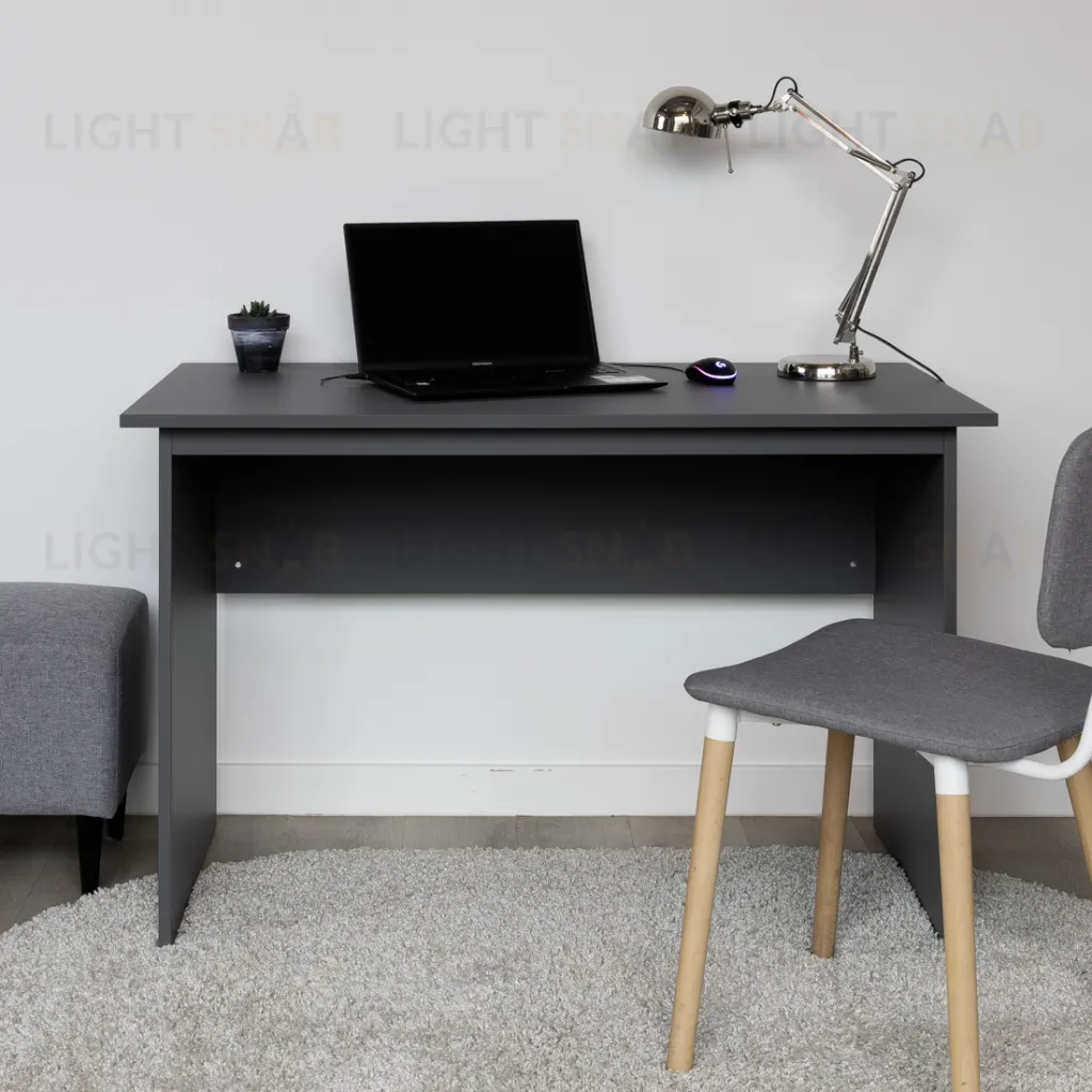 2.03.06.020.4 КАСТОР стол письменный 120х65 RU серый 2.03.06.020.4