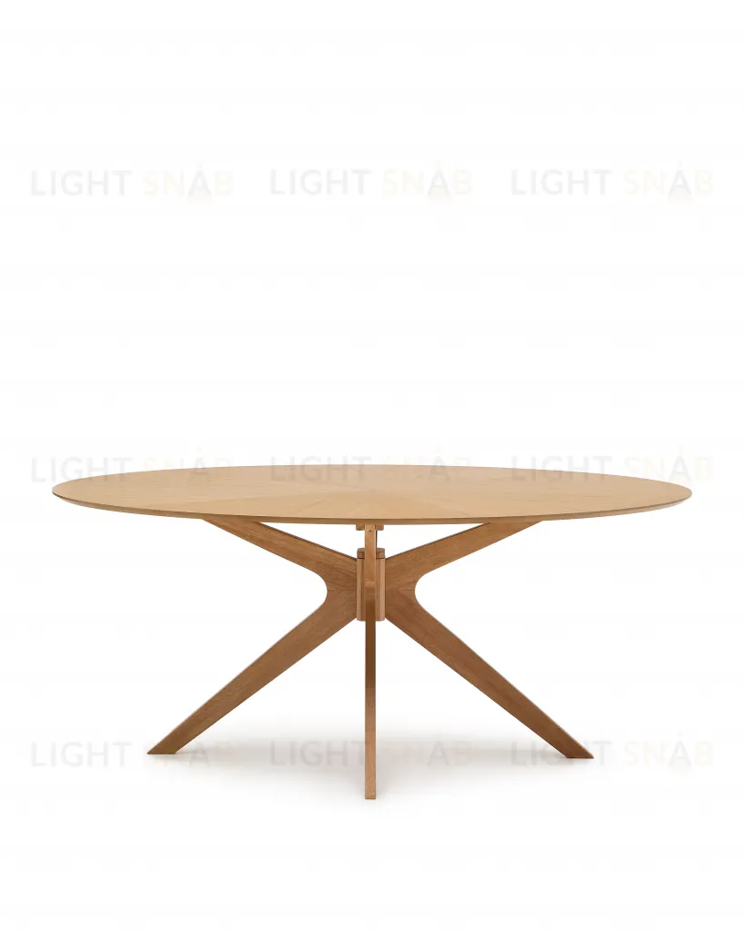 Стол Naanim из дубового шпона 180 x 110 см 252479