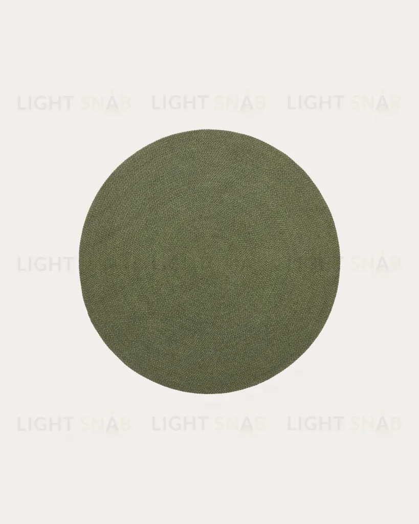 Ковер уличный Despas из синтетических волокон зеленый Ø150 см 253641