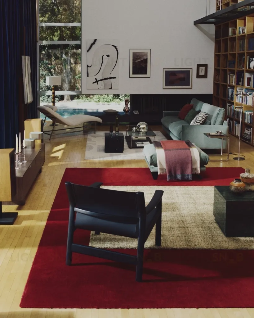 Кресло Jan из переработанной кожи черного цвета и ясеня в черном цвете 301336