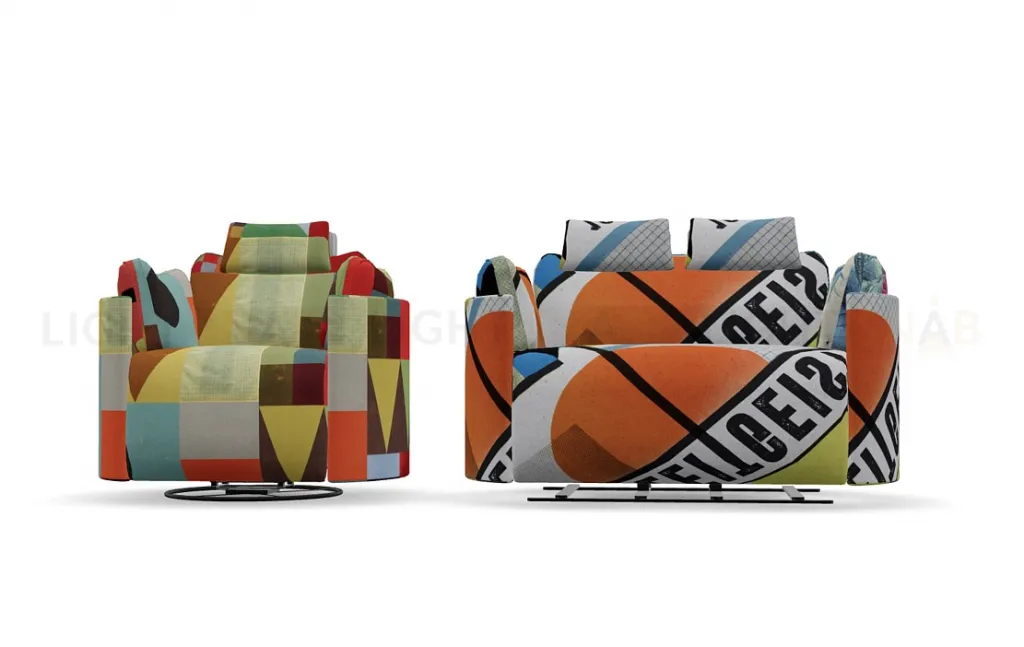 Кресло-реклайнер Moonrise, Bar - Anthracite, ткань Castle S.6 434599