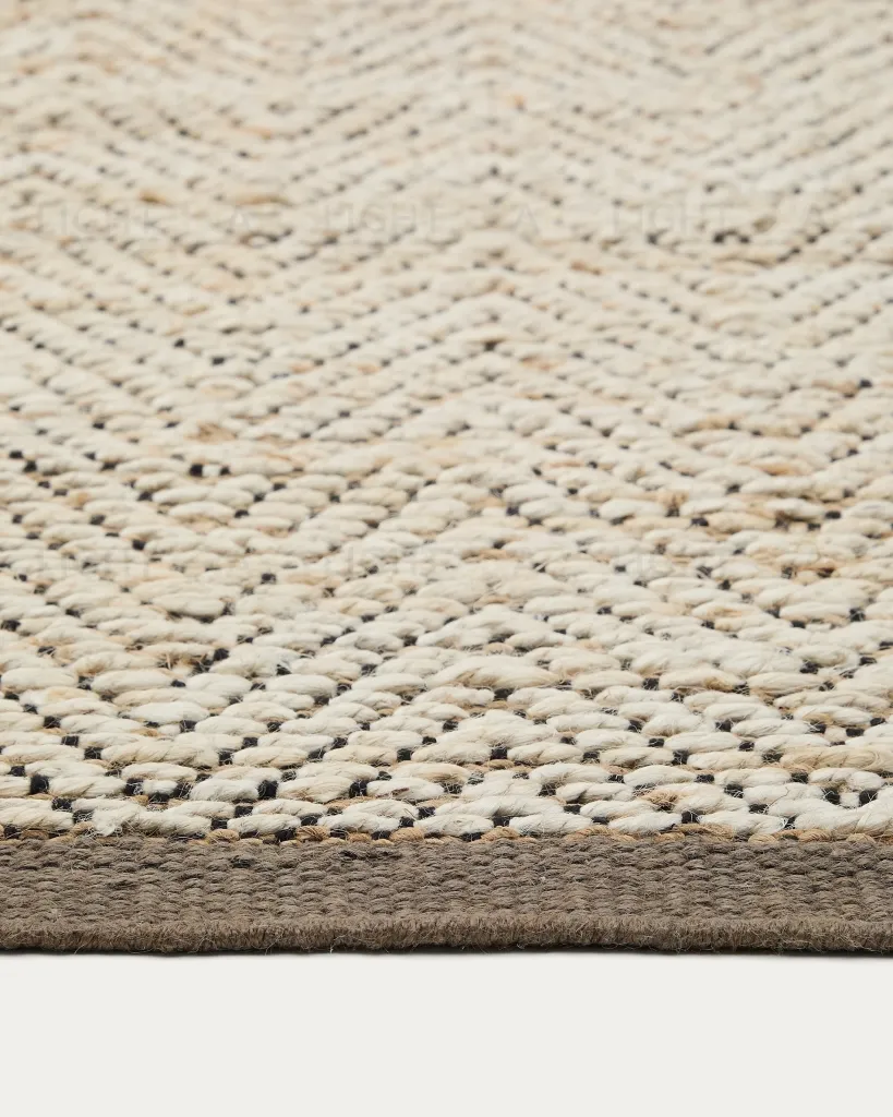 Ковер Tambo из джута бежевого цвета 70 x 140 см 262087