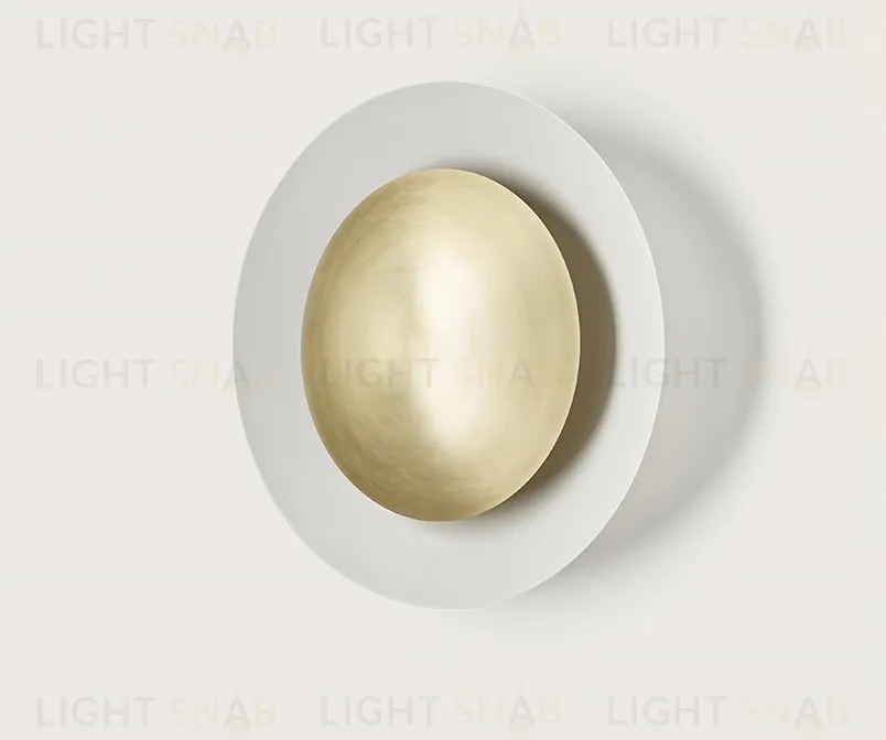 Бра Coss 40 cm белое + диффузор 25 cm латунь 092182