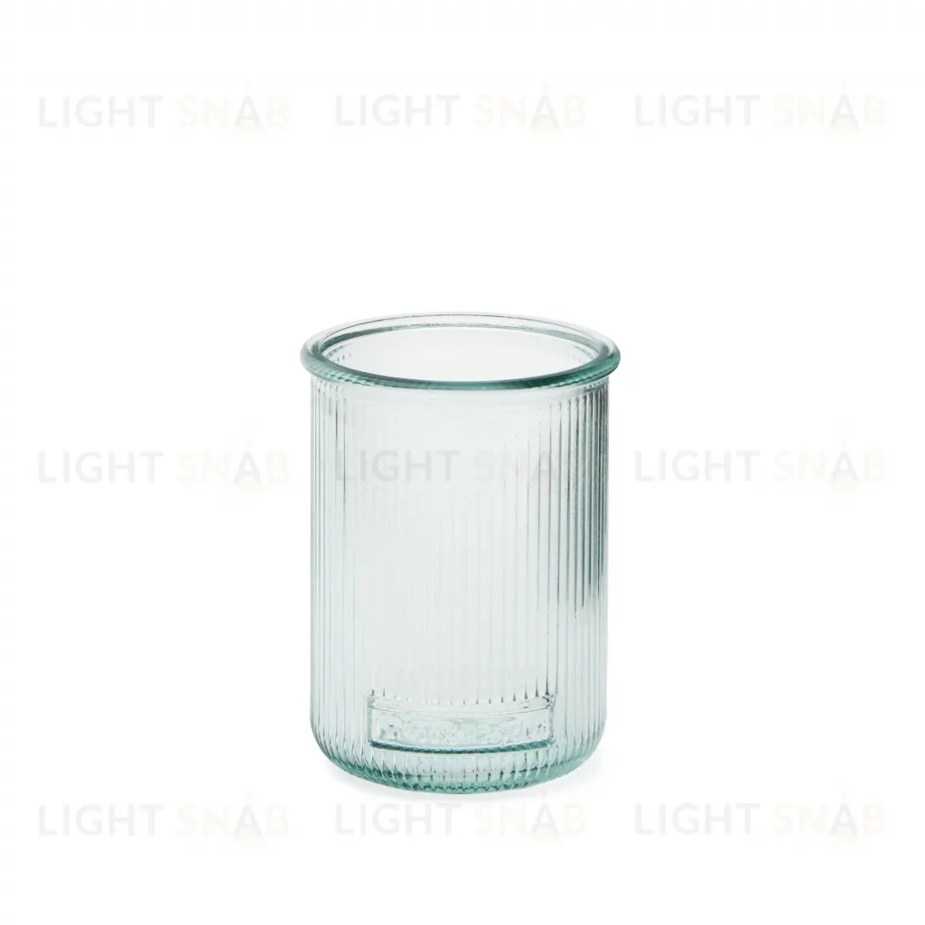 Ваза маленькая Milma из переработанного прозрачного стекла 202142