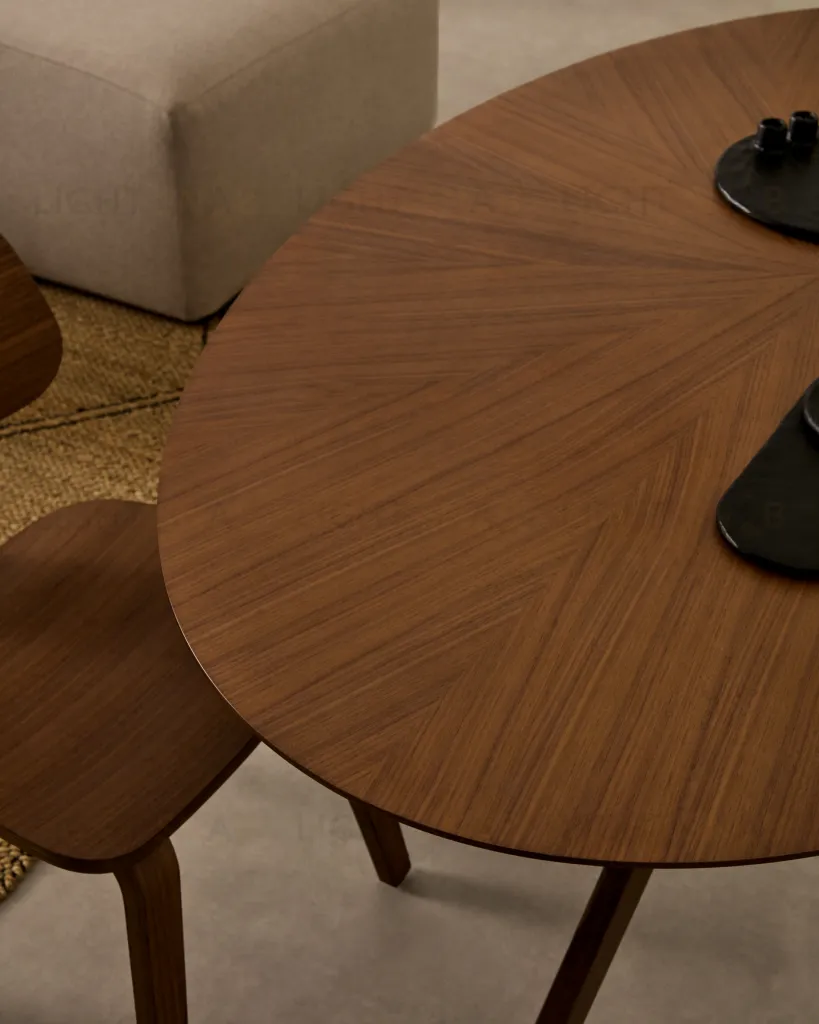 Стол Naanim из орехового шпона 180 x 110 см 252481