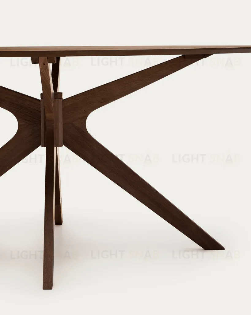 Стол Naanim из орехового шпона 180 x 110 см 252481