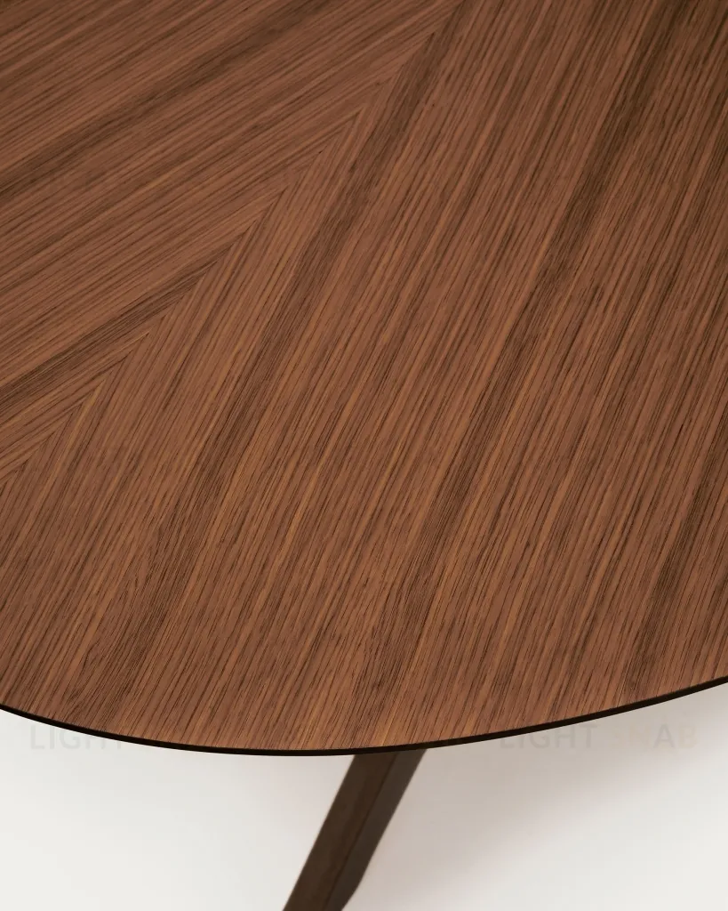 Стол Naanim из орехового шпона 180 x 110 см 252481