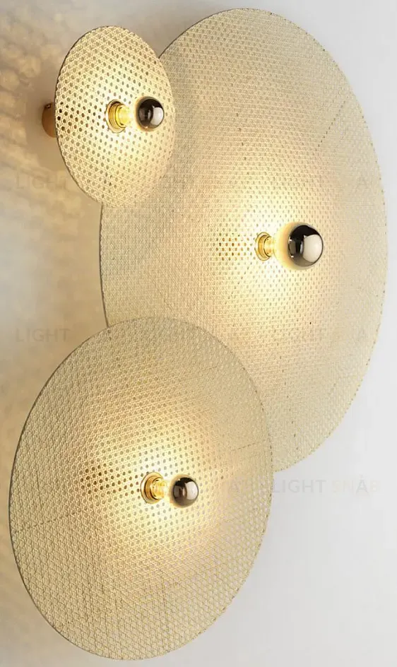 Бра Tan Tan A1053/10 см металл хром + 1125/60 см натуральный ротанг 092054