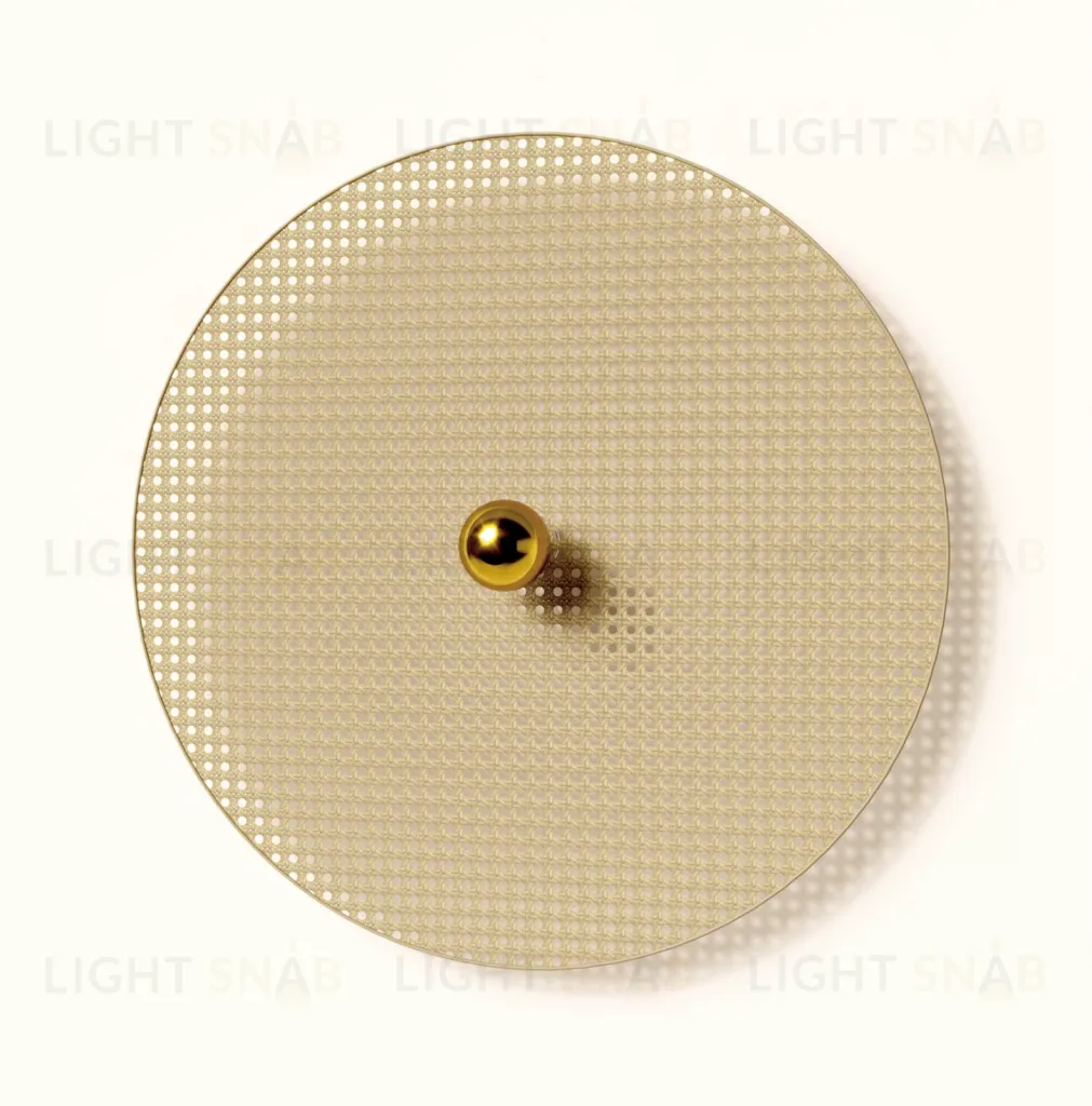 Бра Tan Tan A1053/10 см металл хром + 1125/60 см натуральный ротанг 092054