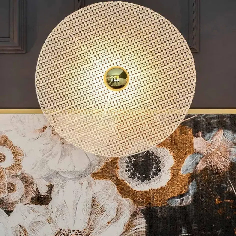 Бра Tan Tan A1053/10 см металл хром + 1125/60 см натуральный ротанг 092054