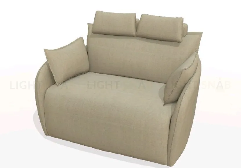 Раскладывающееся кресло-качалка Nadia XL, Bar - Anthracite, ткань Axis S.6 434609