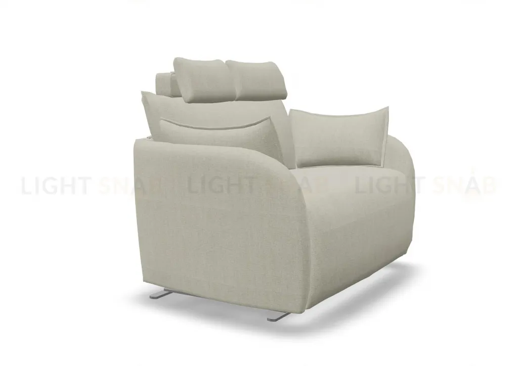 Раскладывающееся кресло-качалка Nadia XL, Bar - Anthracite, ткань Axis S.6 434609