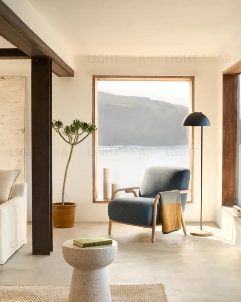 Pada Приставной столик из терраццо белого цвета Ø 40 см 192839