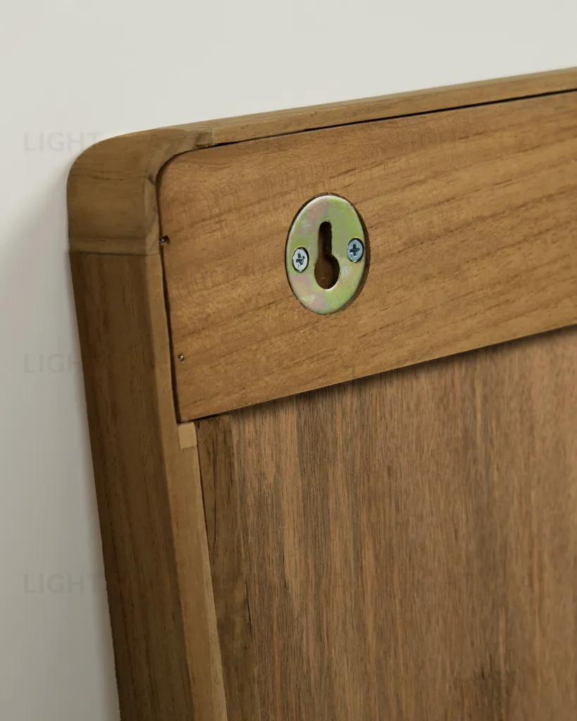 Shamel Зеркало из массива тика с отделкой под орех 45 x 70 см 163603