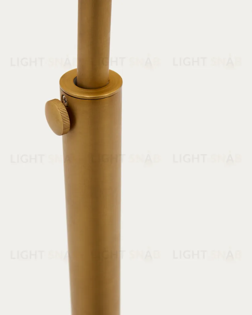 Madali Металлический торшер с латунной отделкой и основой из белого мрамора 178152