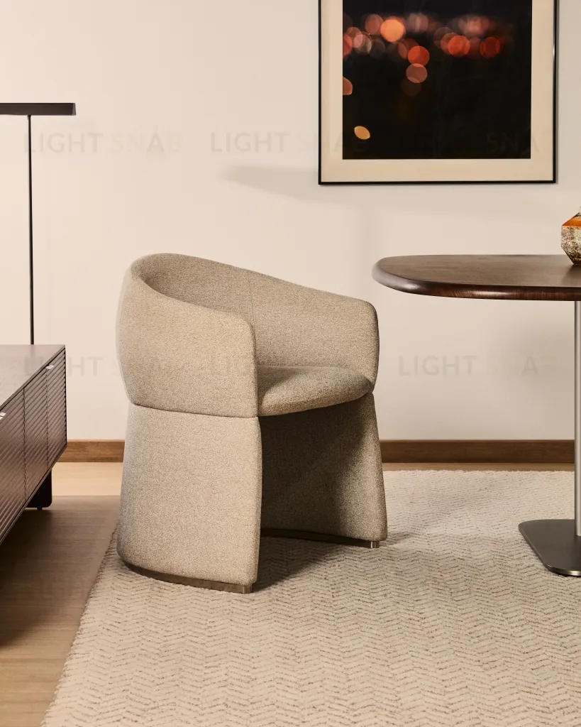 Стул Bosca из бежевой синели 425469