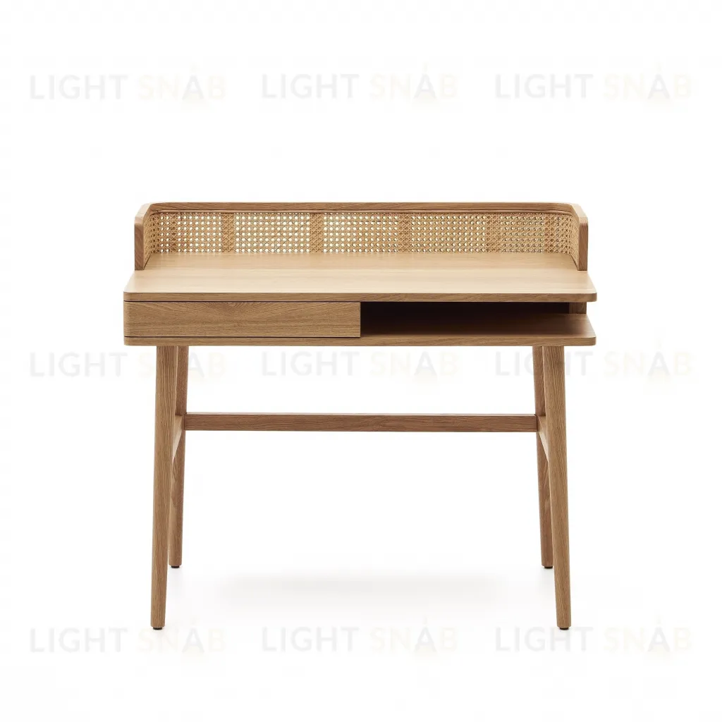 Araxi Письменный стол из массива ясеня и ротанга 105 x 62 см 174926