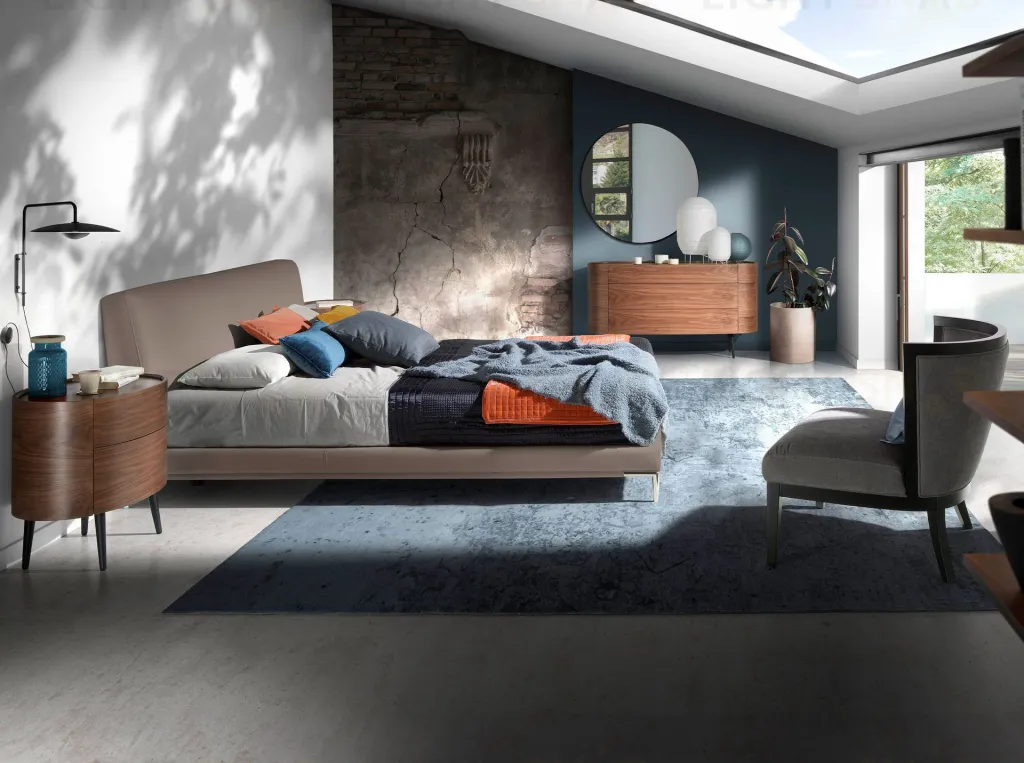 Комод AC2001DR /7075 овальный ореховый 096385