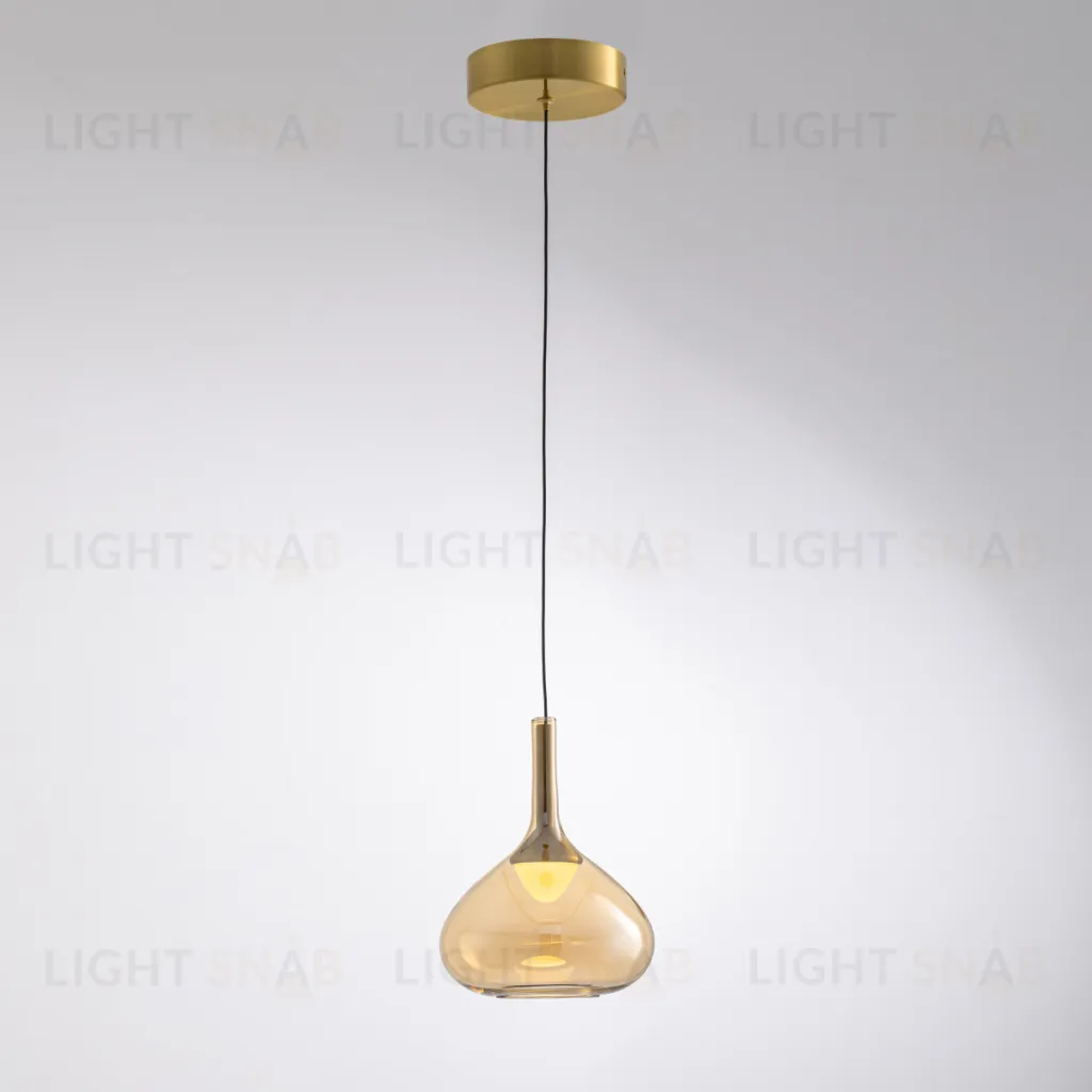 Подвесной светильник MD25001005-1A brass/amber MD25001005-1A brass/amber