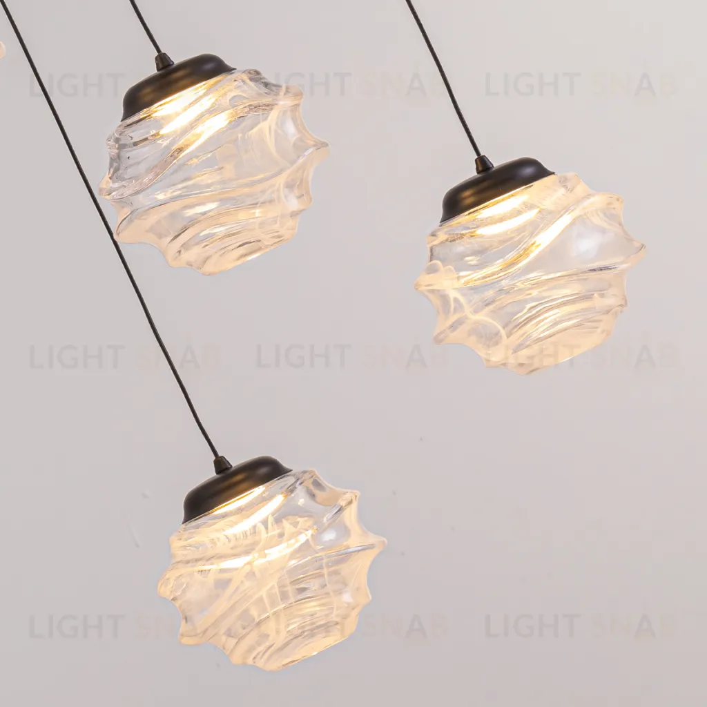 Подвесной светильник MD25030003-5B matt black/clear MD25030003-5B matt black/clear