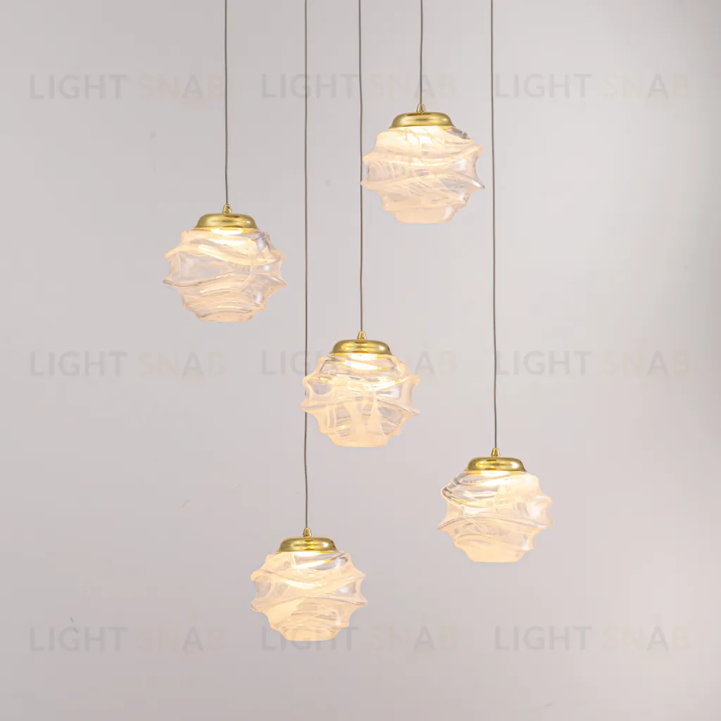 Подвесной светильник MD25030003-5A gold/clear MD25030003-5A gold/clear