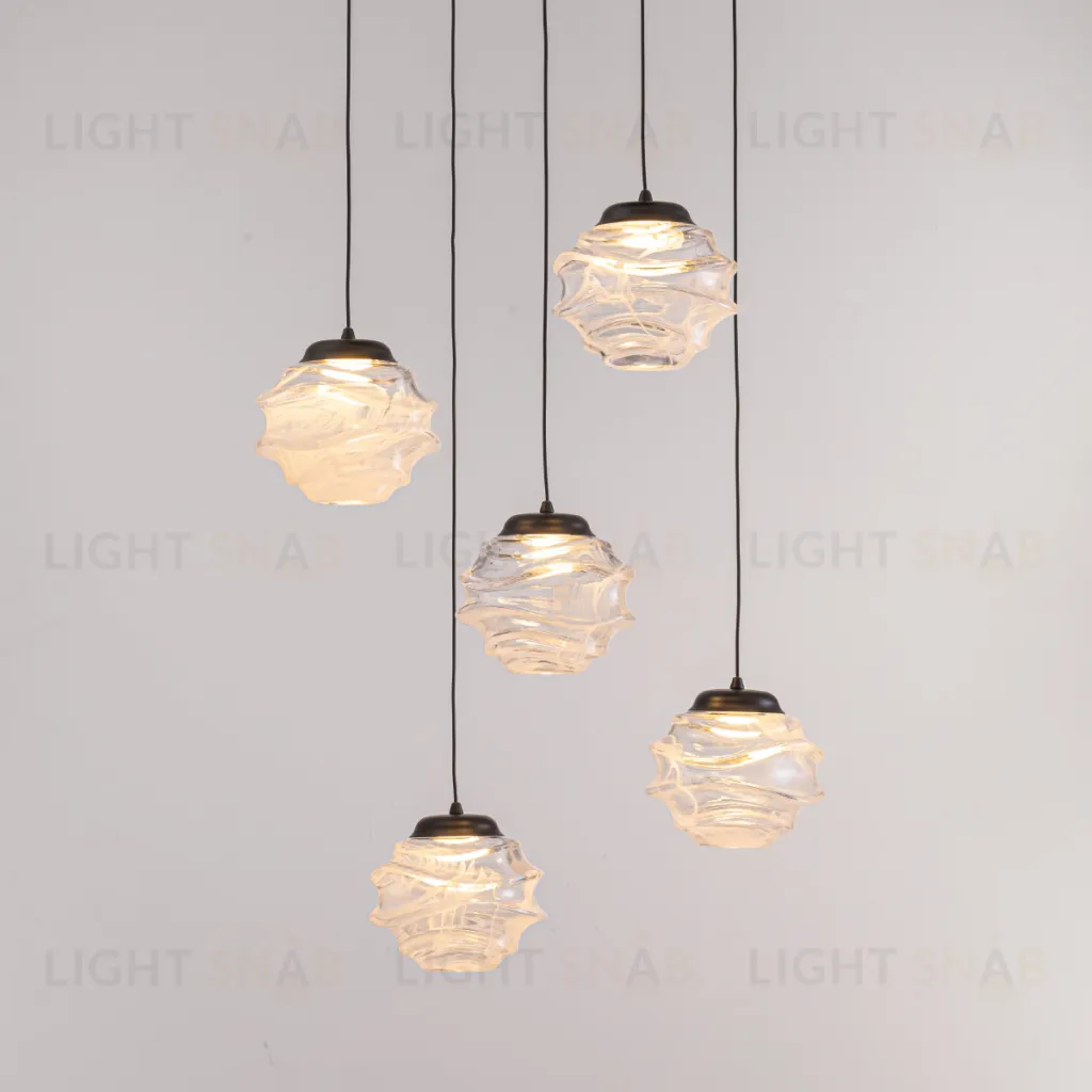 Подвесной светильник MD25030003-5A matt black/clear MD25030003-5A matt black/clear