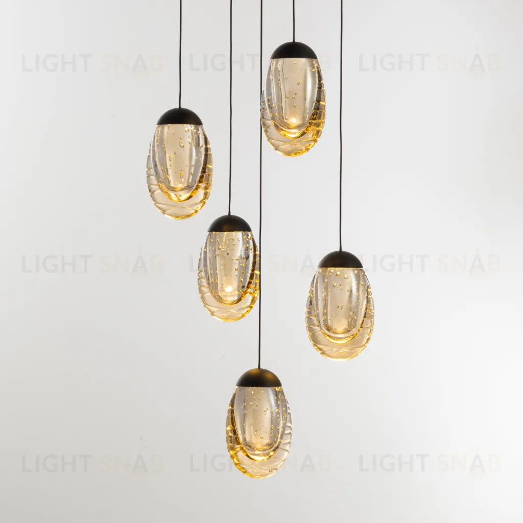 Подвесной светильник MD25090022-5A matt black/champagne MD25090022-5A matt black/champagne