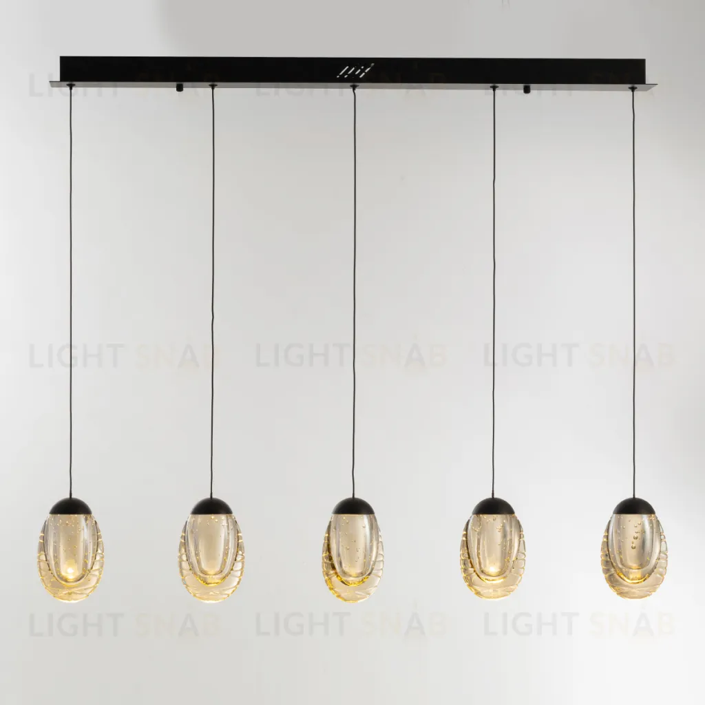 Подвесной светильник MD25090022-5B matt black/champagne MD25090022-5B matt black/champagne