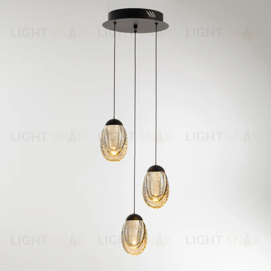 Подвесной светильник MD25090022-3A matt black/champagne MD25090022-3A matt black/champagne