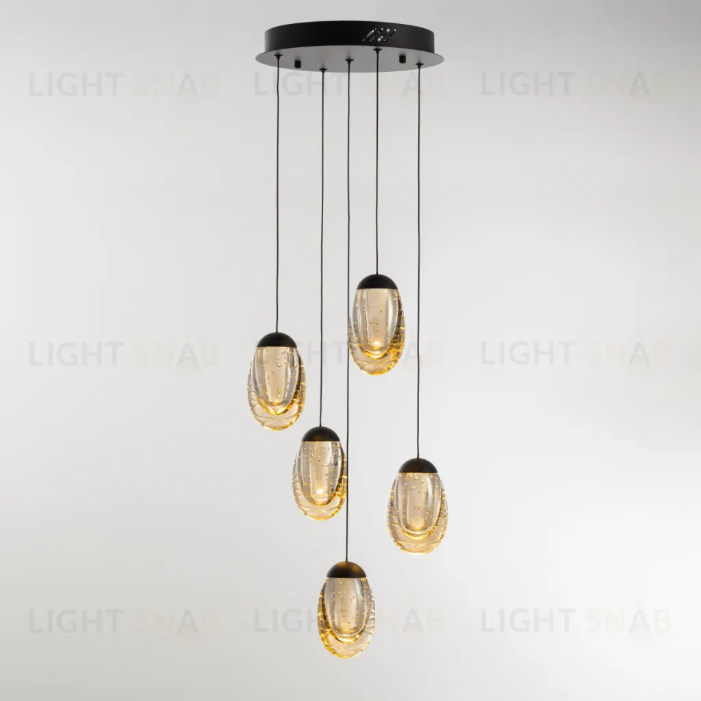 Подвесной светильник MD25090022-5A matt black/champagne MD25090022-5A matt black/champagne