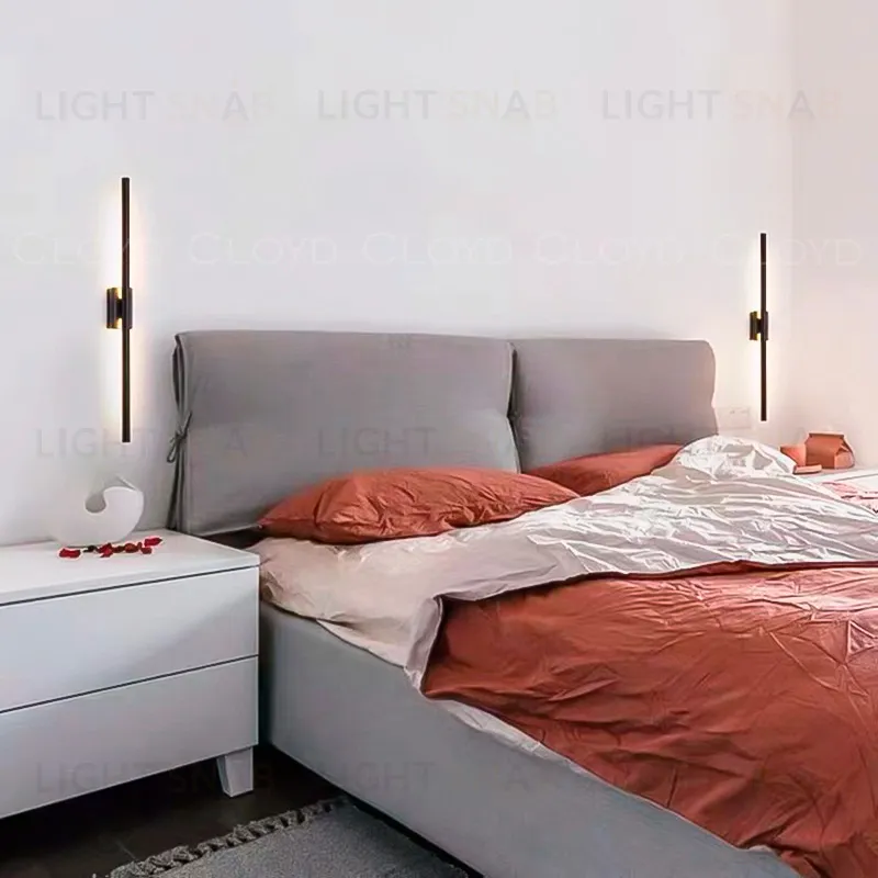  Бра Cloyd LINEAS-B W1 / выс. 60 см- 3000K - черный матовый (арт.20346)  20346