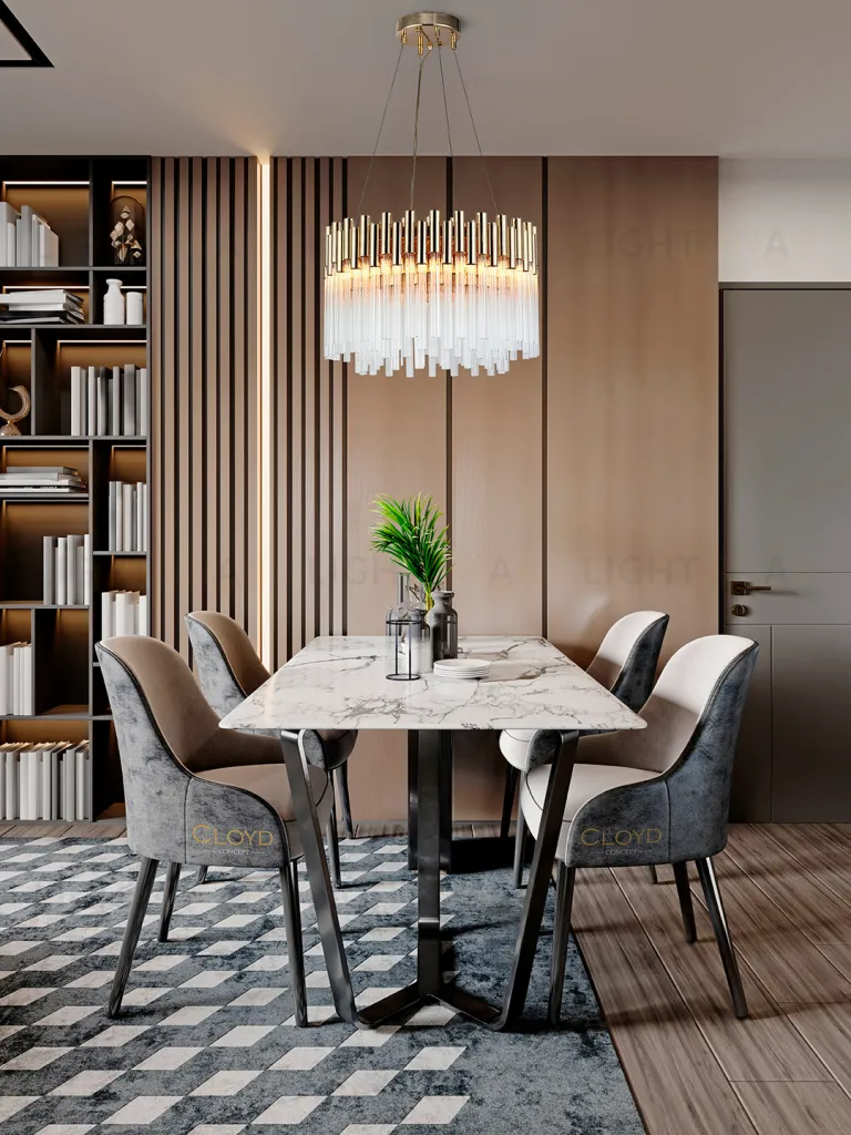  Люстра Cloyd MASSOLIT C14 / Ø62 см - золото (арт.11513)  11513