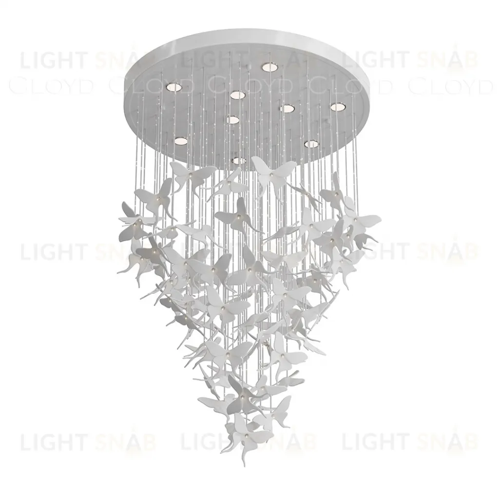  Люстра Cloyd TROPICA C9 / выс. 120 см - керамика - белый (арт.11531)  11531