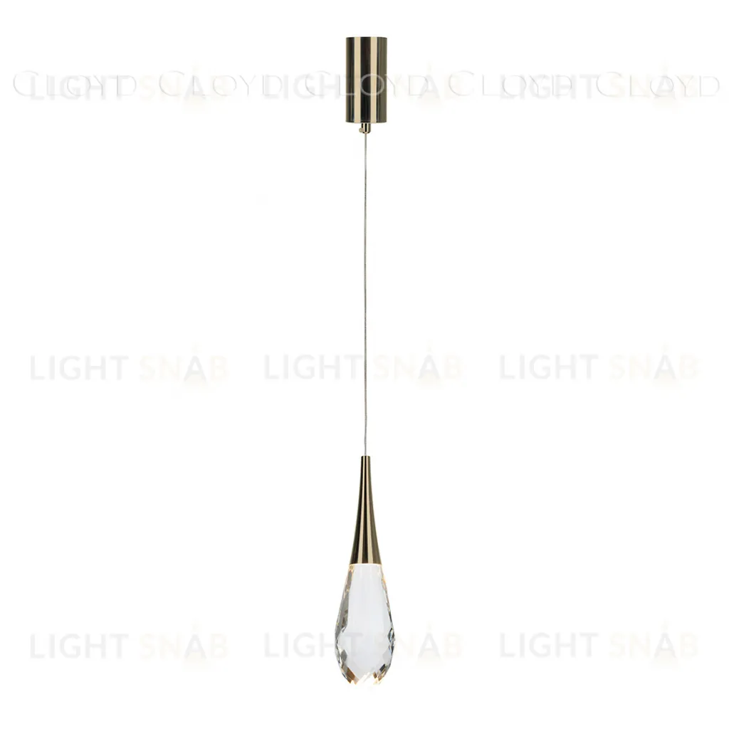  Подвесной светильник Cloyd IONIC P1 / выс. 32 см - золото (арт.11564)  11564