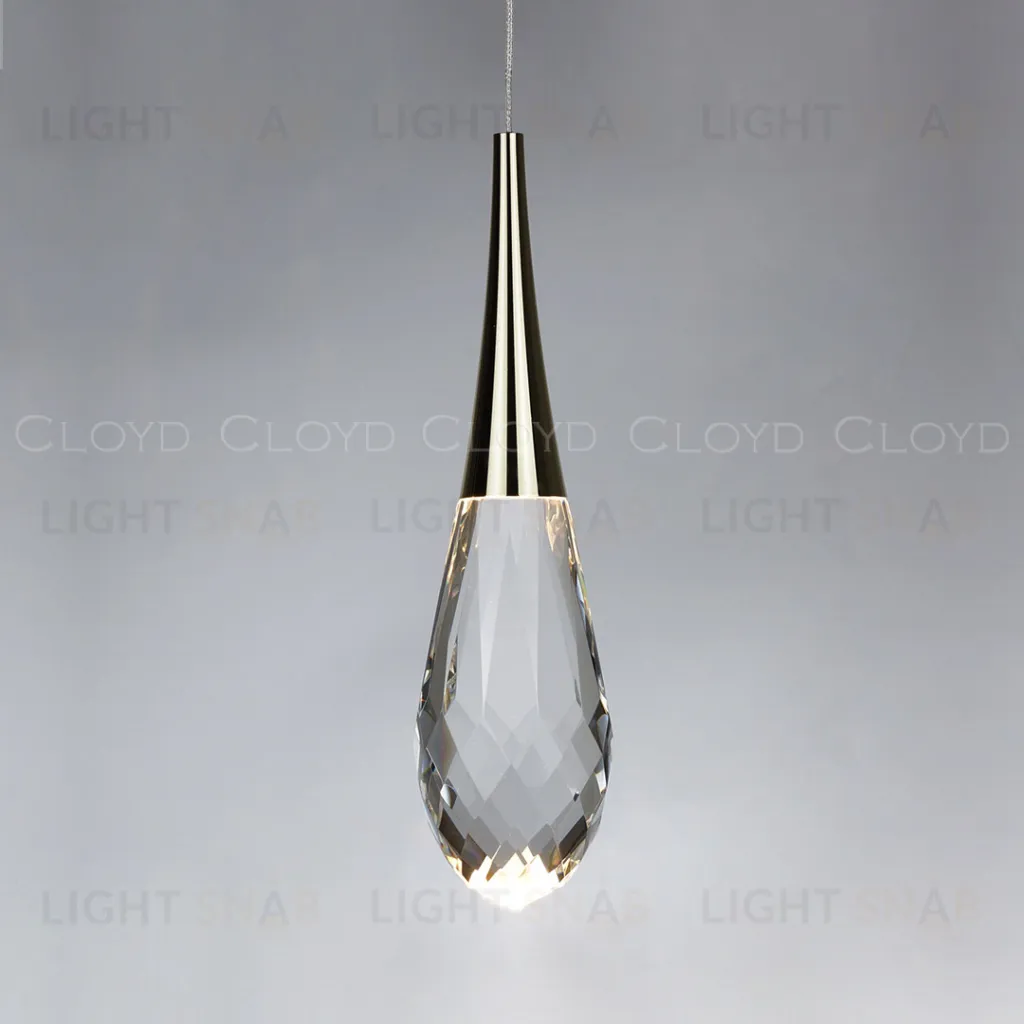  Подвесной светильник Cloyd IONIC P1 / выс. 32 см - золото (арт.11564)  11564