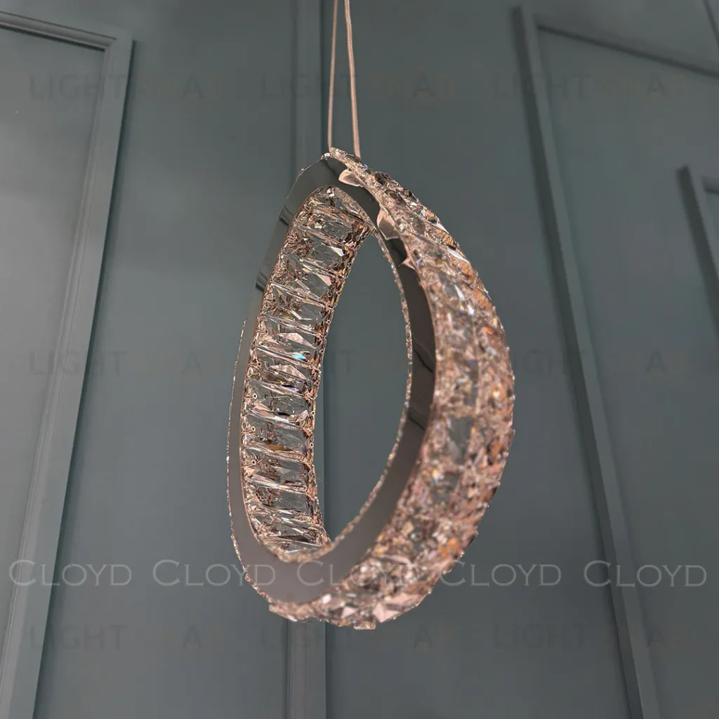  Подвесной светильник Cloyd INEZ P1 / выс. 32 см - хром (арт.11566)  11566